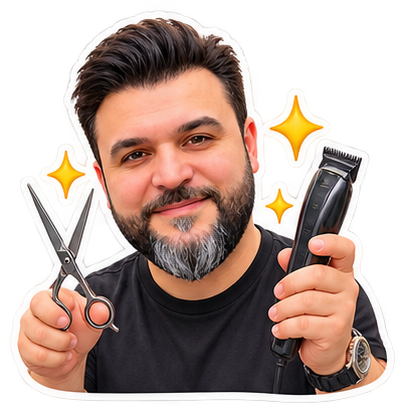 Rezgar på IT Barbershop hälsar dig välkommen.